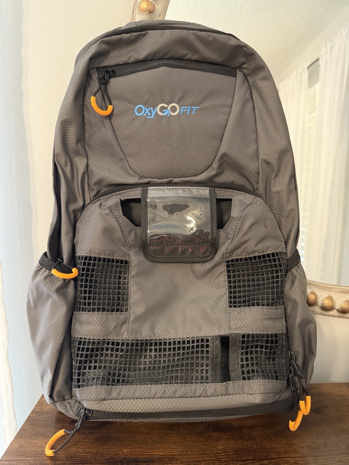 OxyGo Fit Backpack w/Storage - Grey Compatible With OxyGo Systems CA-405