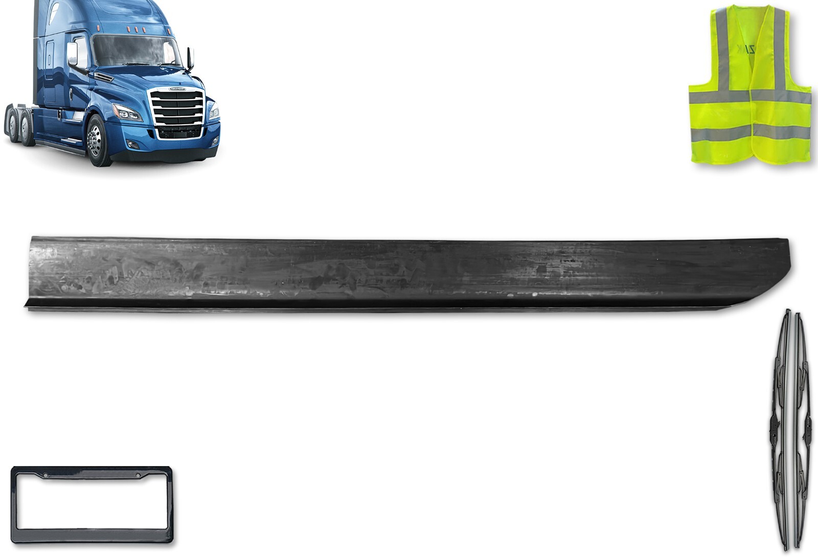 Front Skirt Fairing Panel Stripe Long Right Side for Freightliner Cascadia 2018+
