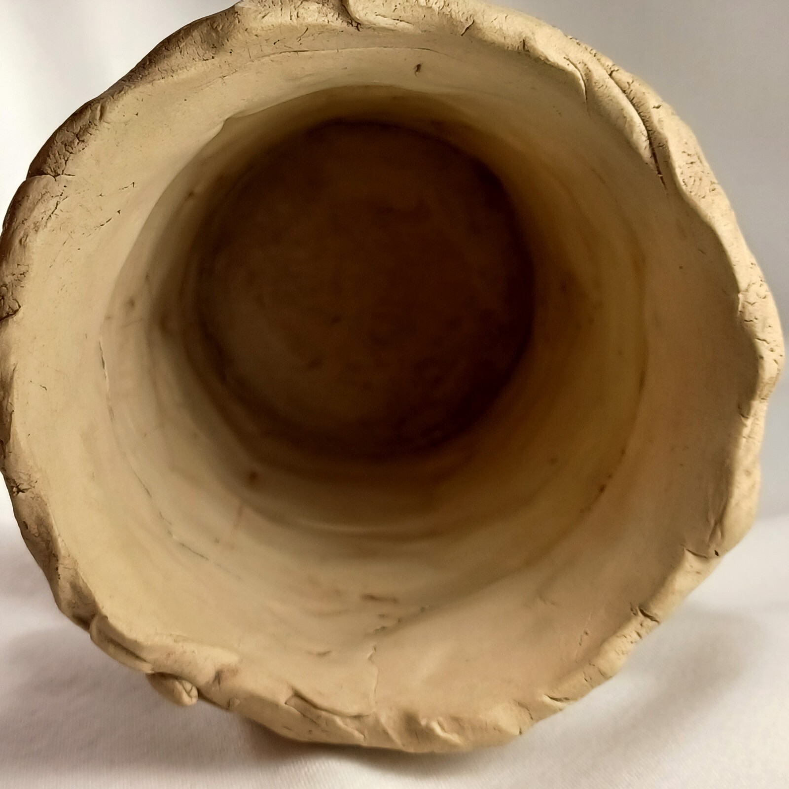 Studio Pottery Kingsville Wine Cooler Handmade Grapes Leaves Signed