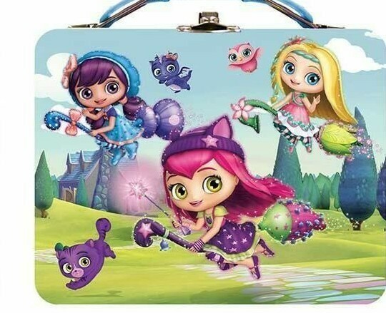 Disney Little Charmers Large Carry All Tin Lunch Box Free Shipping Super Fast