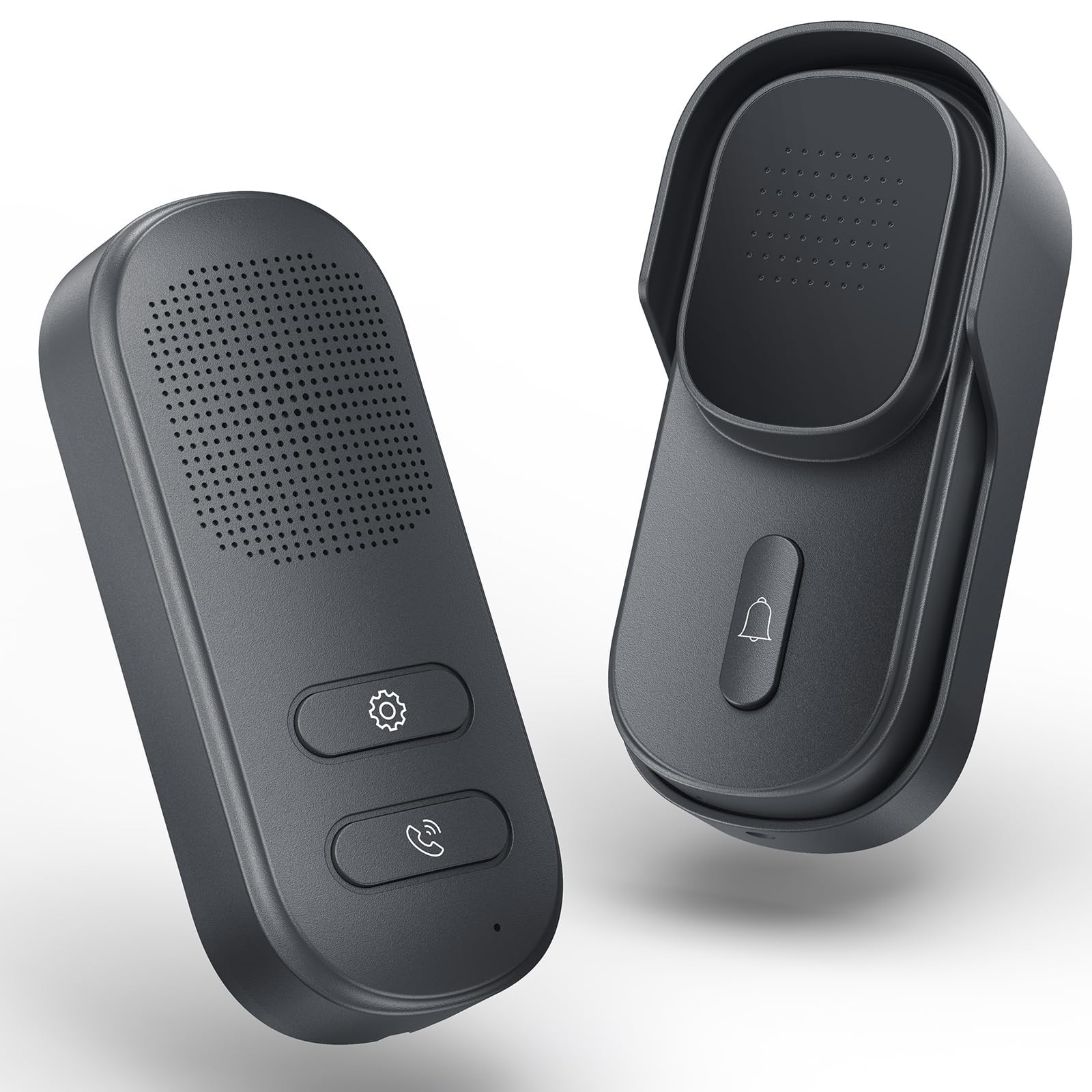 Hands Free Wireless Intercom Doorbell for Home Classroom, Wuloo Two-Way