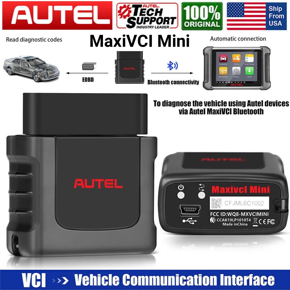 Autel MaxiVCI Mini Bluetooth VCI Diagnostic Interface For MK808BT Pro/ MX808TS