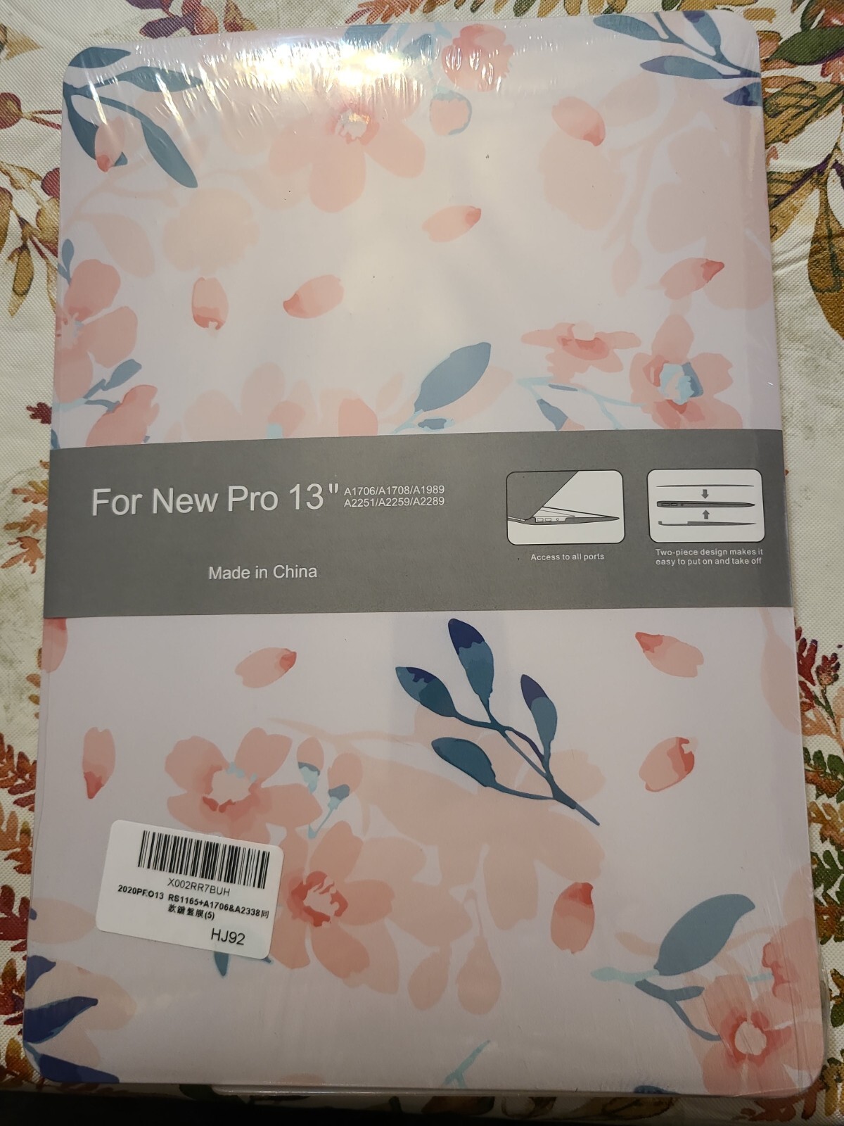 Luvecase Macbook New Pro 13" Case Models A1706/1708/1989/2251/2259/2289