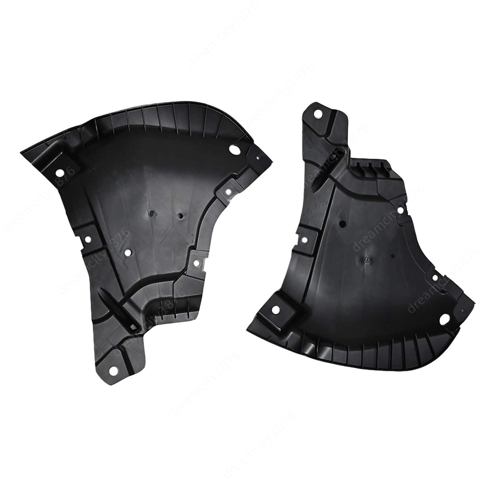 2x Front Engine Splash Shields For 2017-2019 Mercedes E-Class