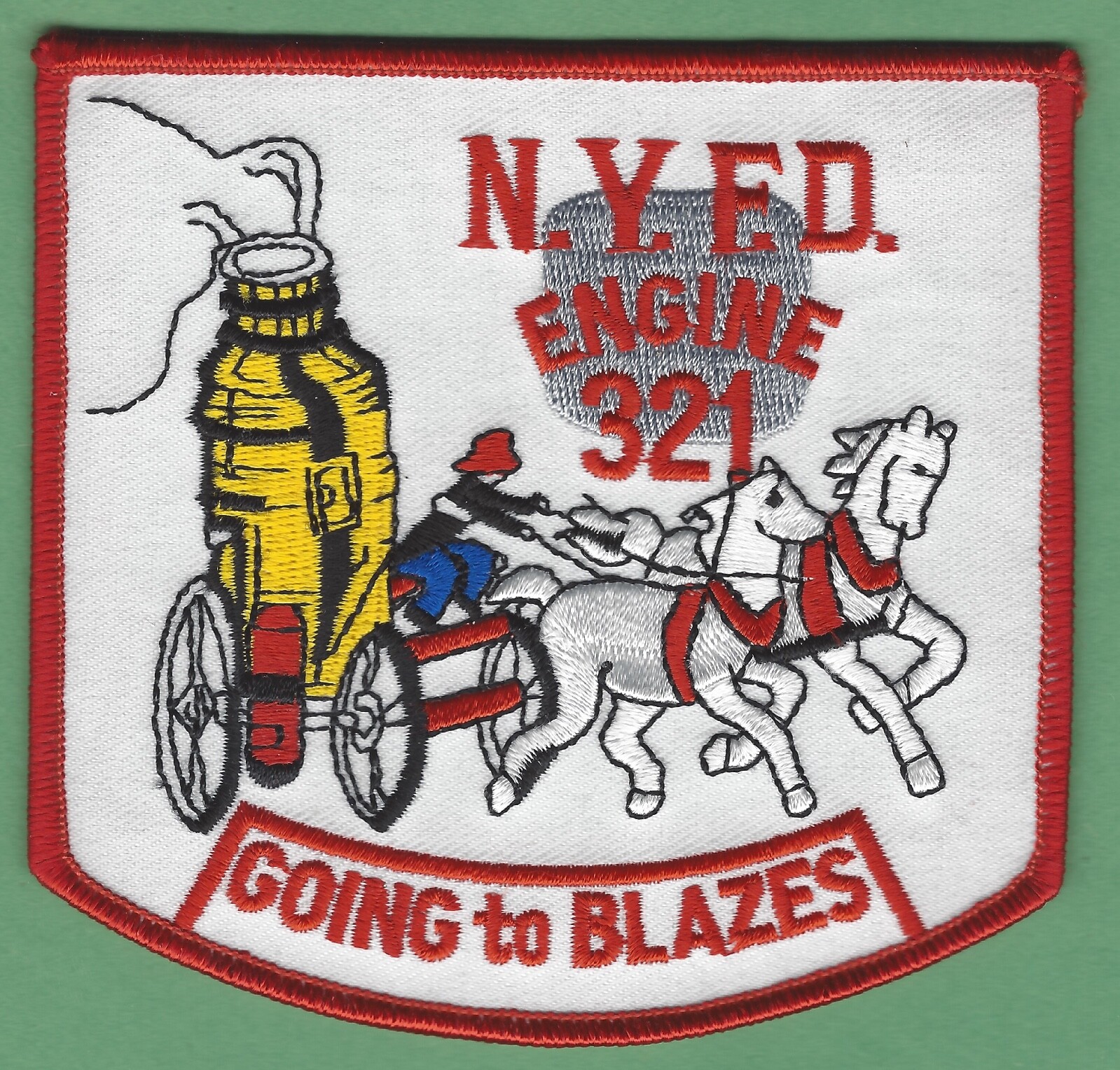 FDNY FIRE DEPARTMENT NEW YORK ENGINE COMPANY 321 PATCH BROOKLYN