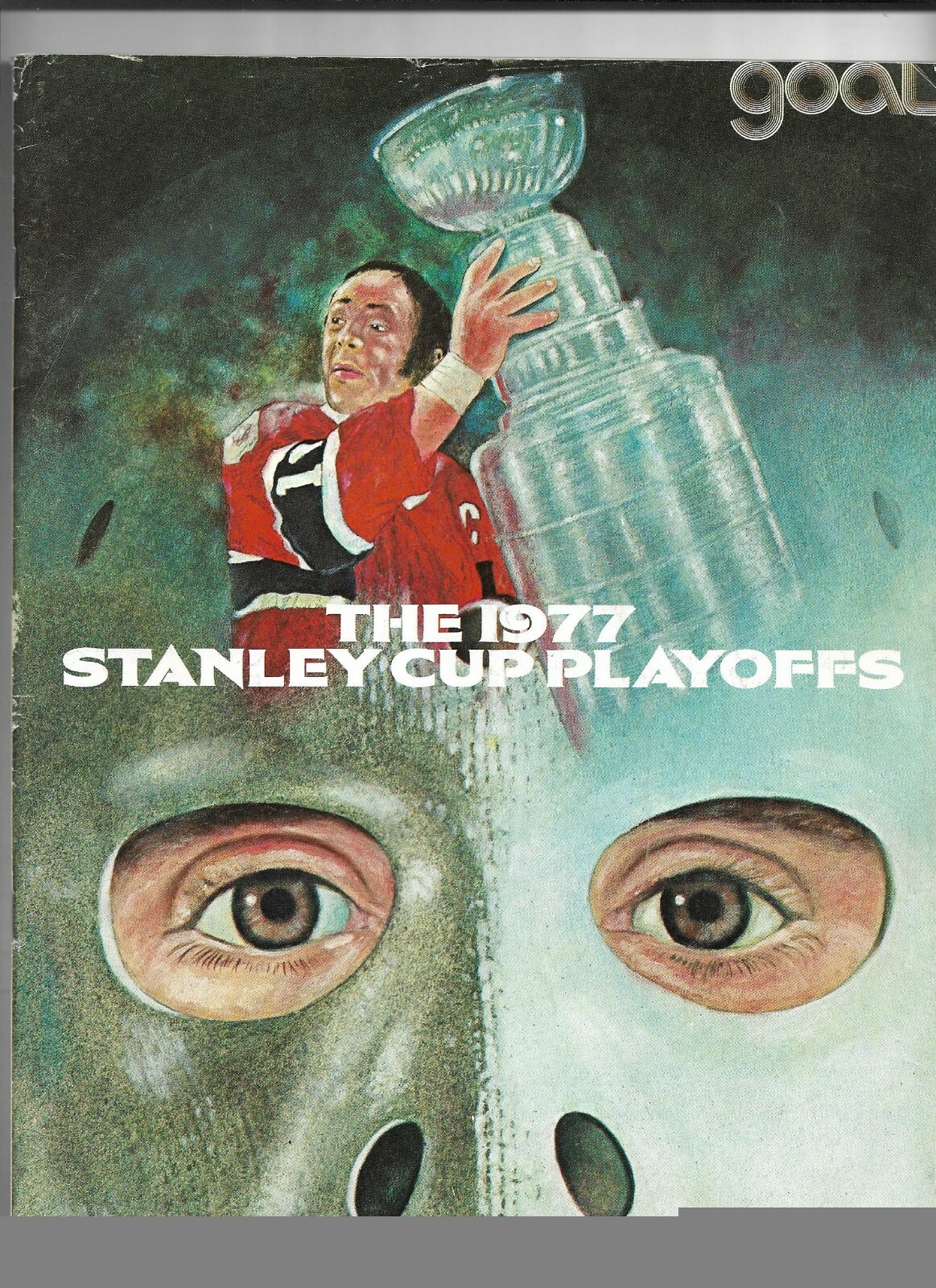 April 15, 1977 Kings vs Bruins Stanley Cup Playoff Hockey Program  VG