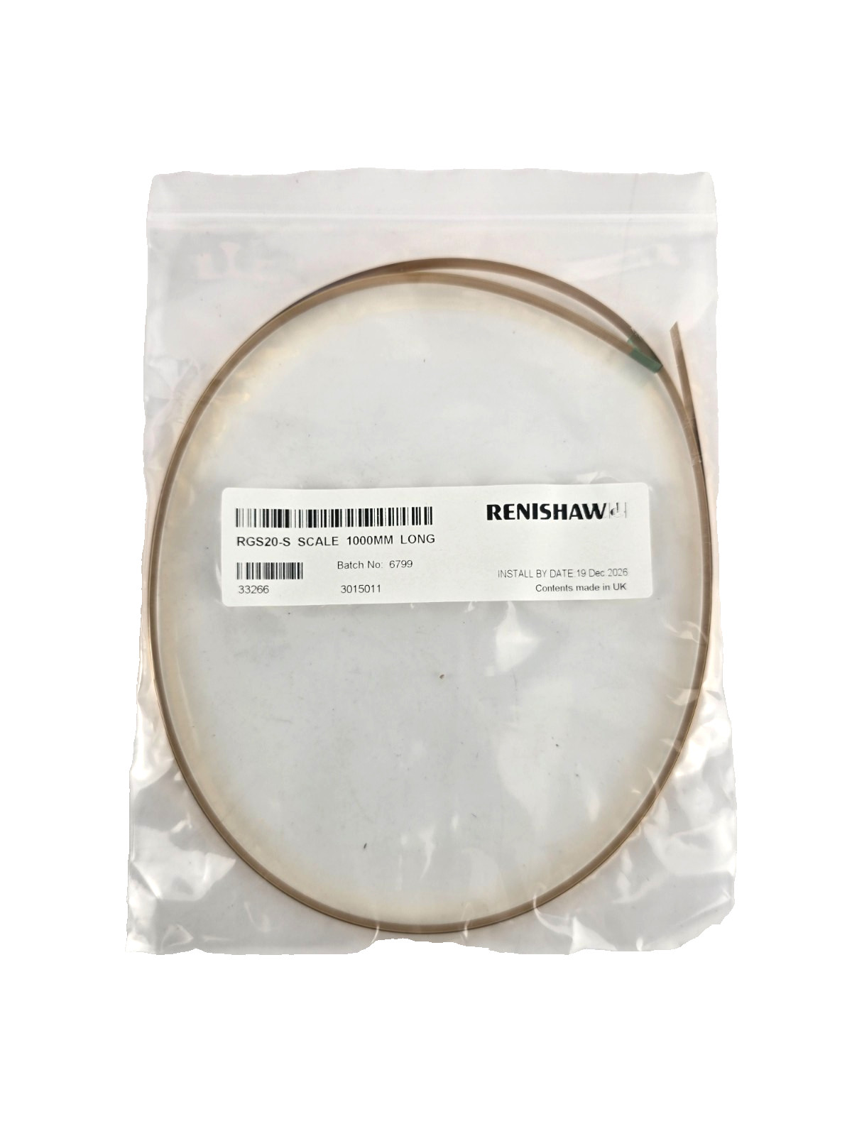 Renishaw Model RGS20-S Incremental Encoder System Length 1M 1000mm