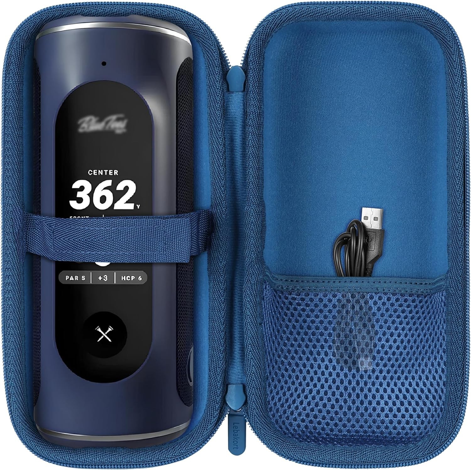 Hard Case Compatible with Blue Tees Golf Player+ GPS Speaker (Navy Case)