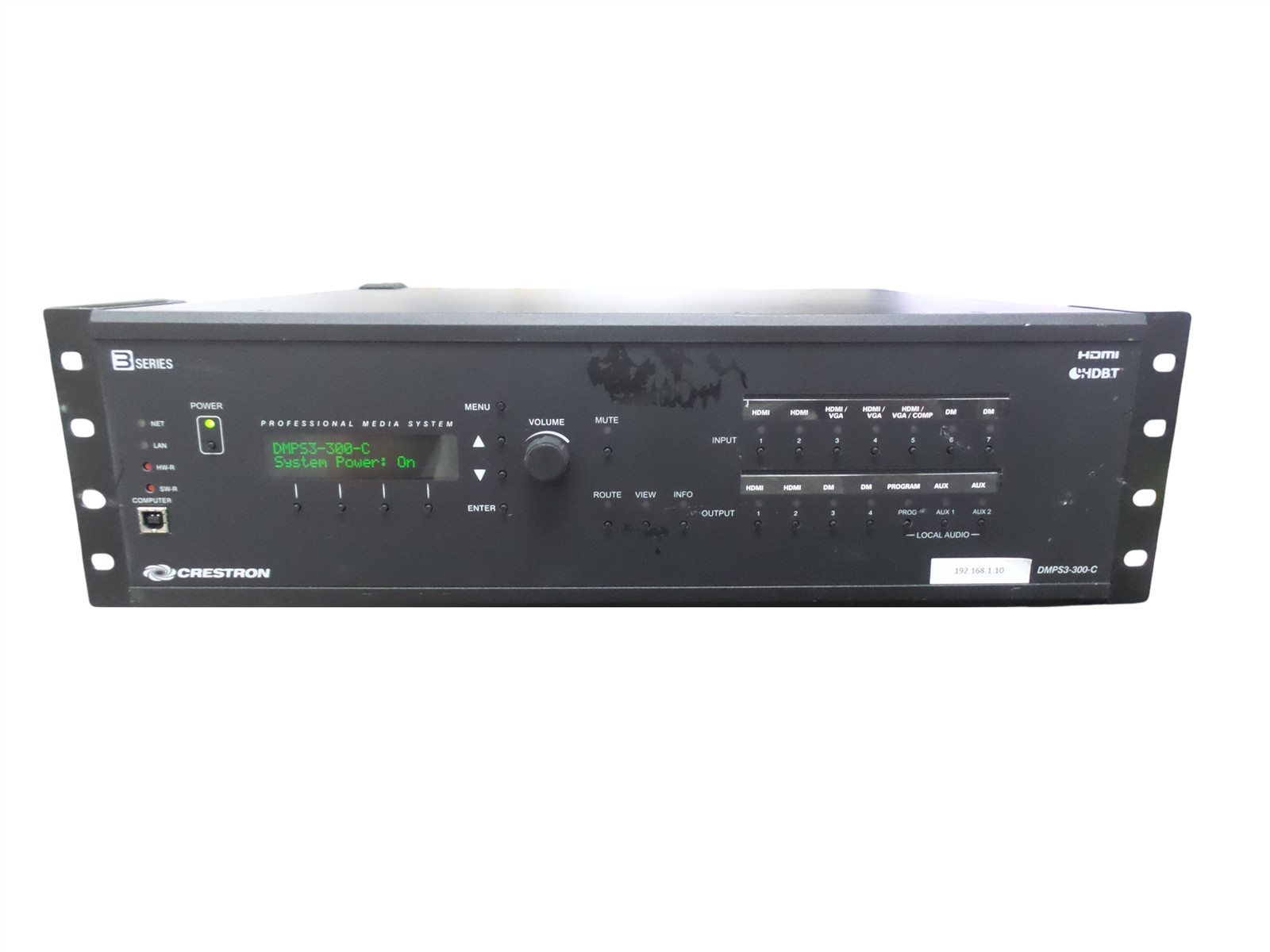 Crestron DMPS3-300-C 3 Series Professional Digital Media Presentation System