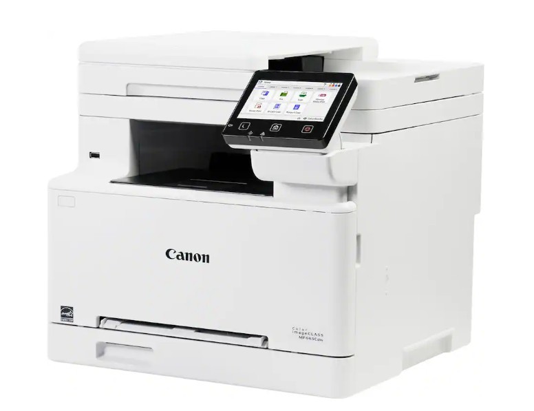Canon MF663Cdw Wireless Duplex Color Laser All-In-One Printer - White