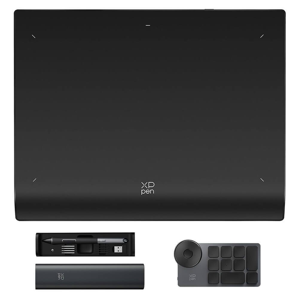 XPPen Deco Pro MW 2nd 9" BT Tablet w/ X3 Pro Stylus & Key-dial for Art