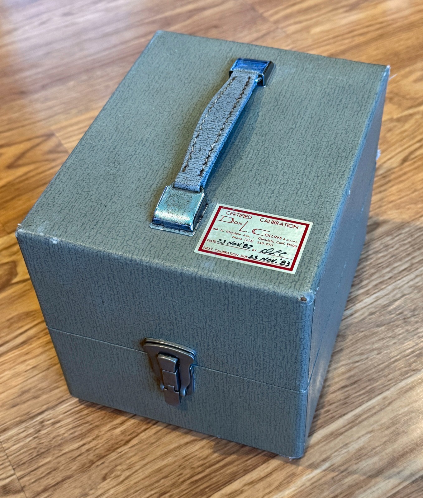 Vintage Landsverk Roentgen Meter Model L-64 Serial #435 in Original Case
