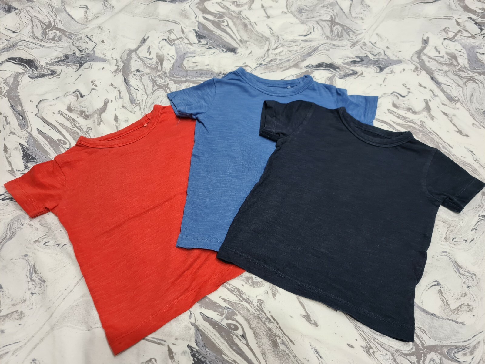 Baby Boys Next T-shirts Red, Blue & Navy 6-9 Months