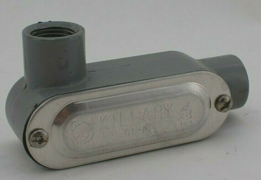 KILLARK Conduit Outlet Body OLL-1 W/Cover
