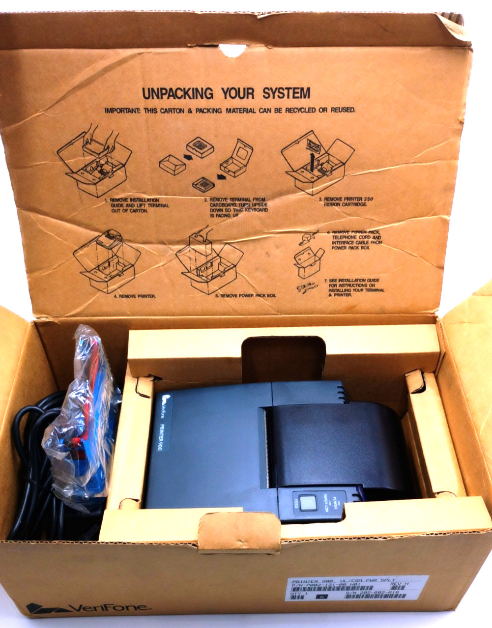 Verifone Printer 900 S/N:202-602-618
