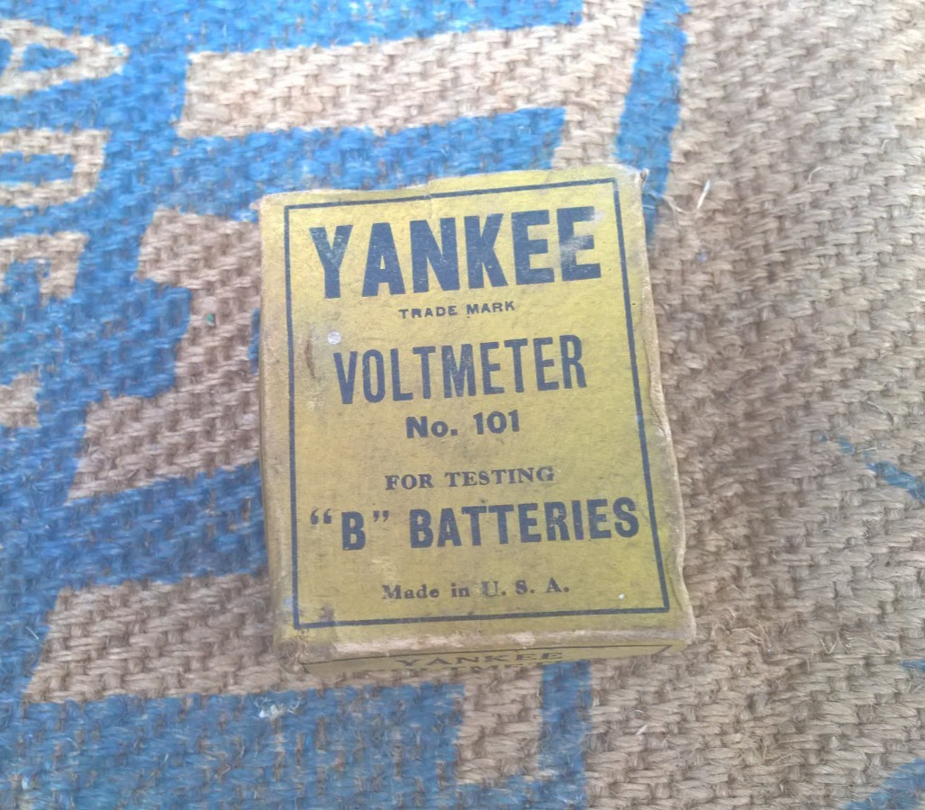 Vintage Yankee Voltmeter No101