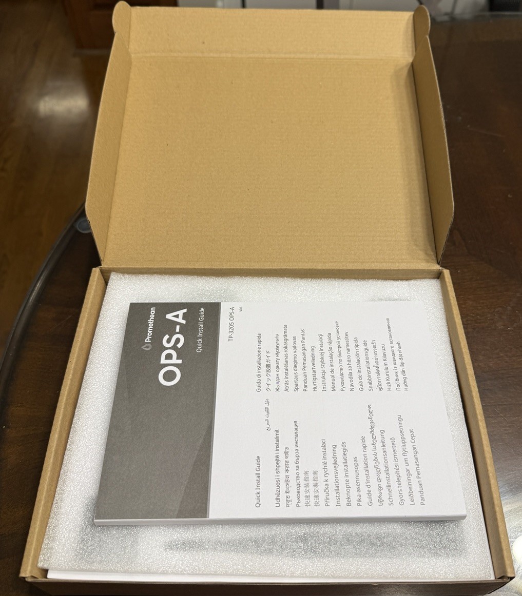 Promethean OPS-A New In Box OPS-A1-4R32S Compatible With Active Panel LX
