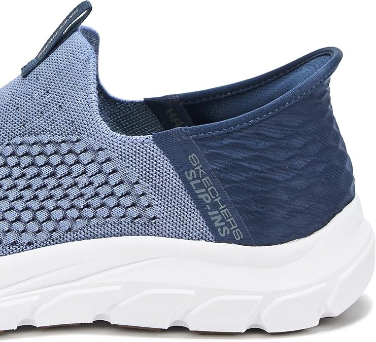 Skechers Slip Ins Shoes Men's Blue Comfort Casual Memory Foam Hands Free 205466