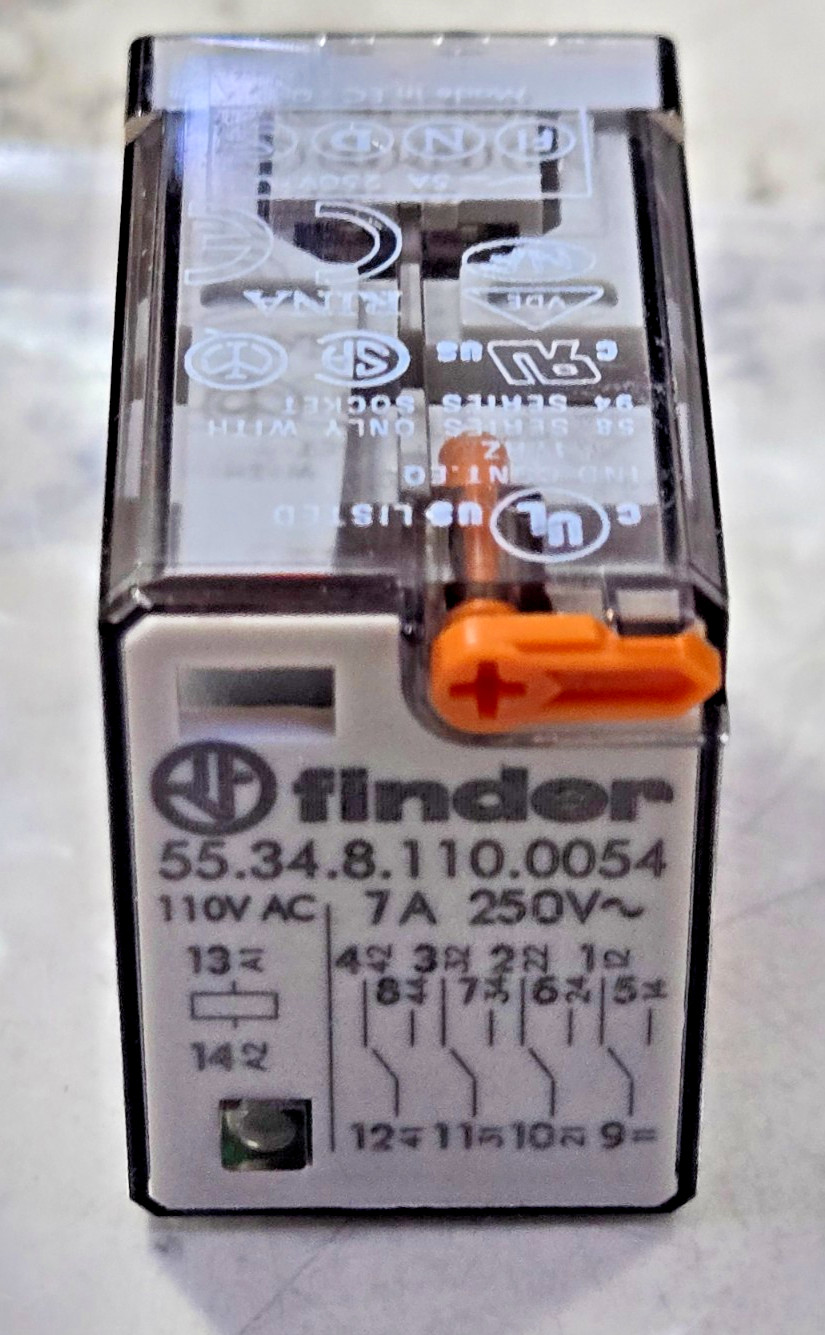 FINDER 55.34.8.110.0054 Relay electromagnetic New from bulk case