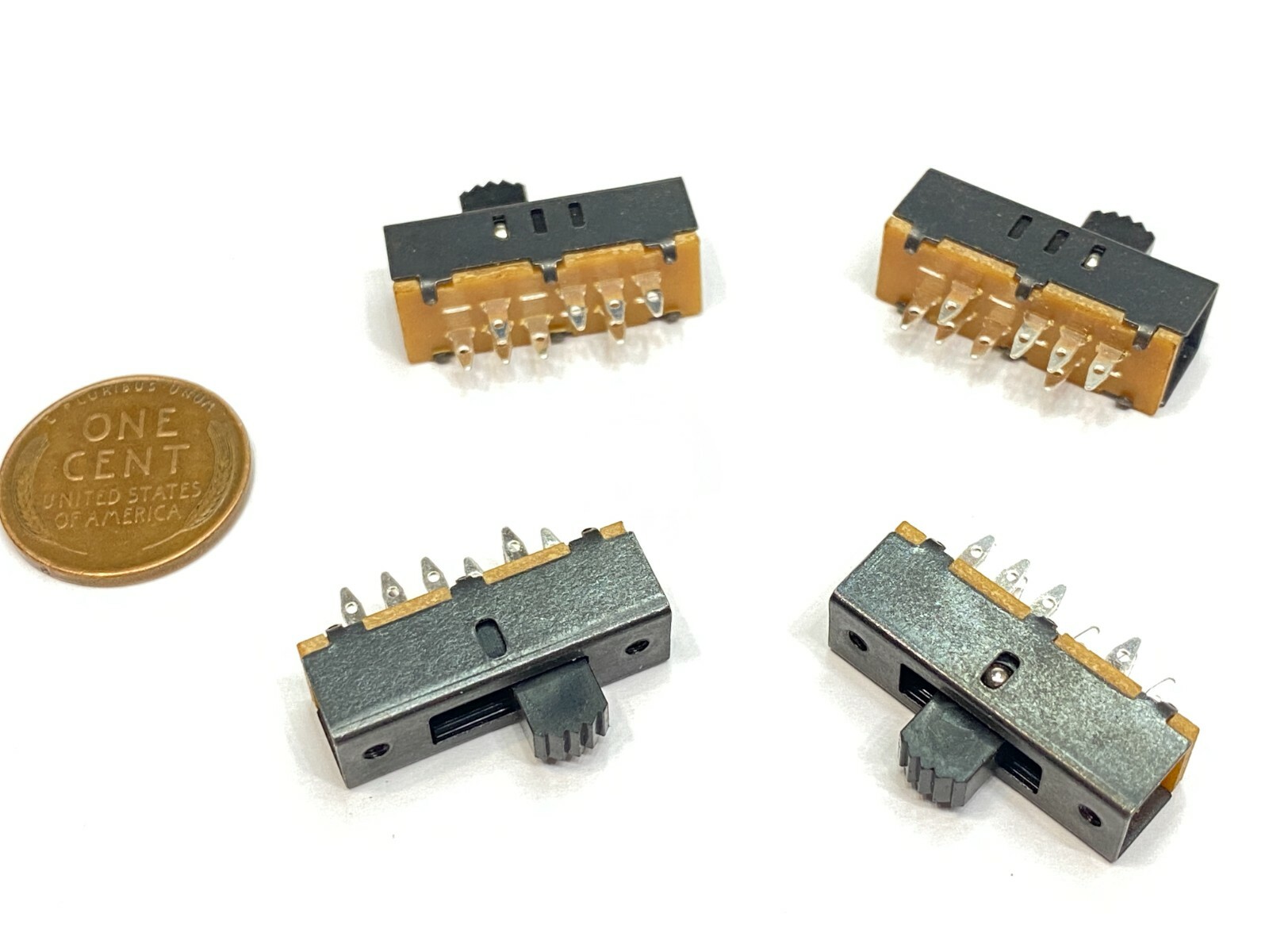 4 Pieces Slide switch 2P3T 8pin on/off/on SS-23F02G5  E5