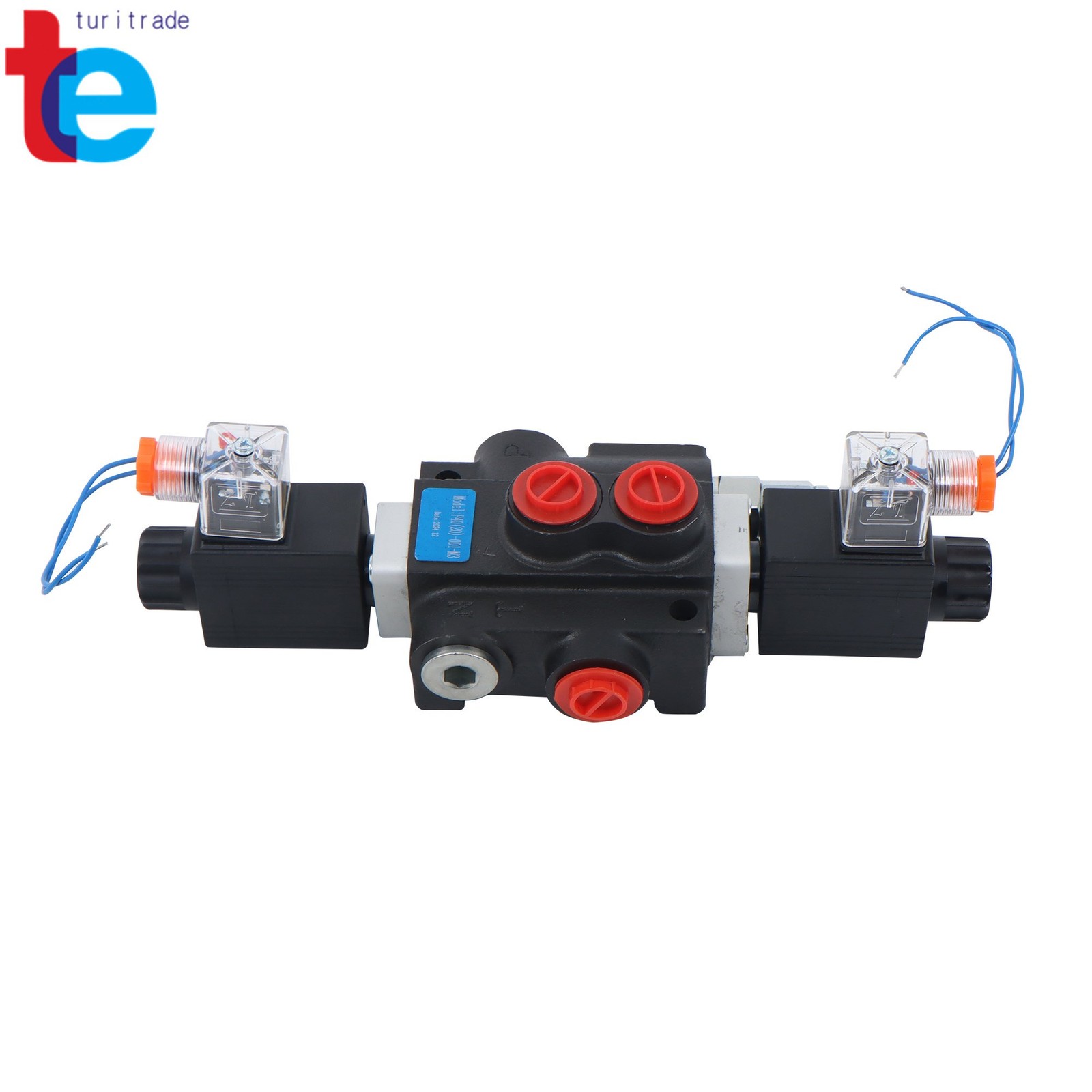 1 Spool 13 GPM Solenoid 12V DC Hydraulic Control Valve Double Acting 3600 PSI