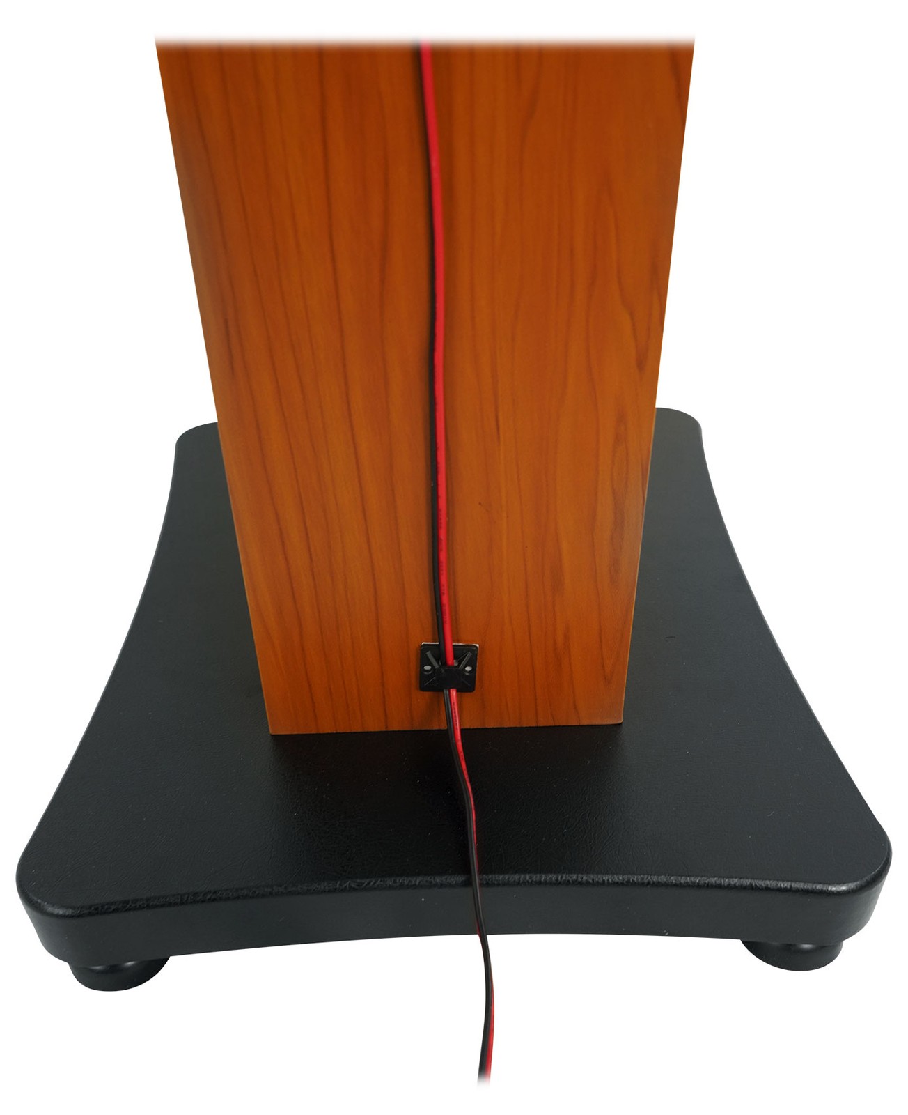 (2) Rockville SS28C Classic Wood Grain 28" Speaker Stands Fits Fluid Audio FA-C5