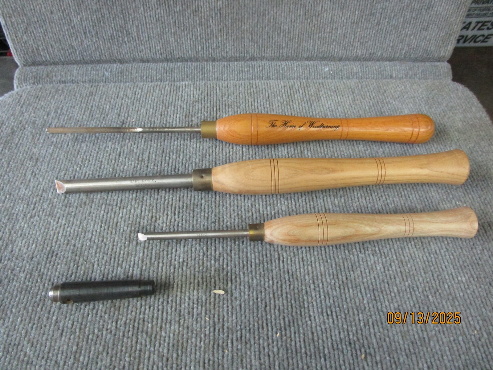 3 Wood Turning Tools & Centering Chuck
