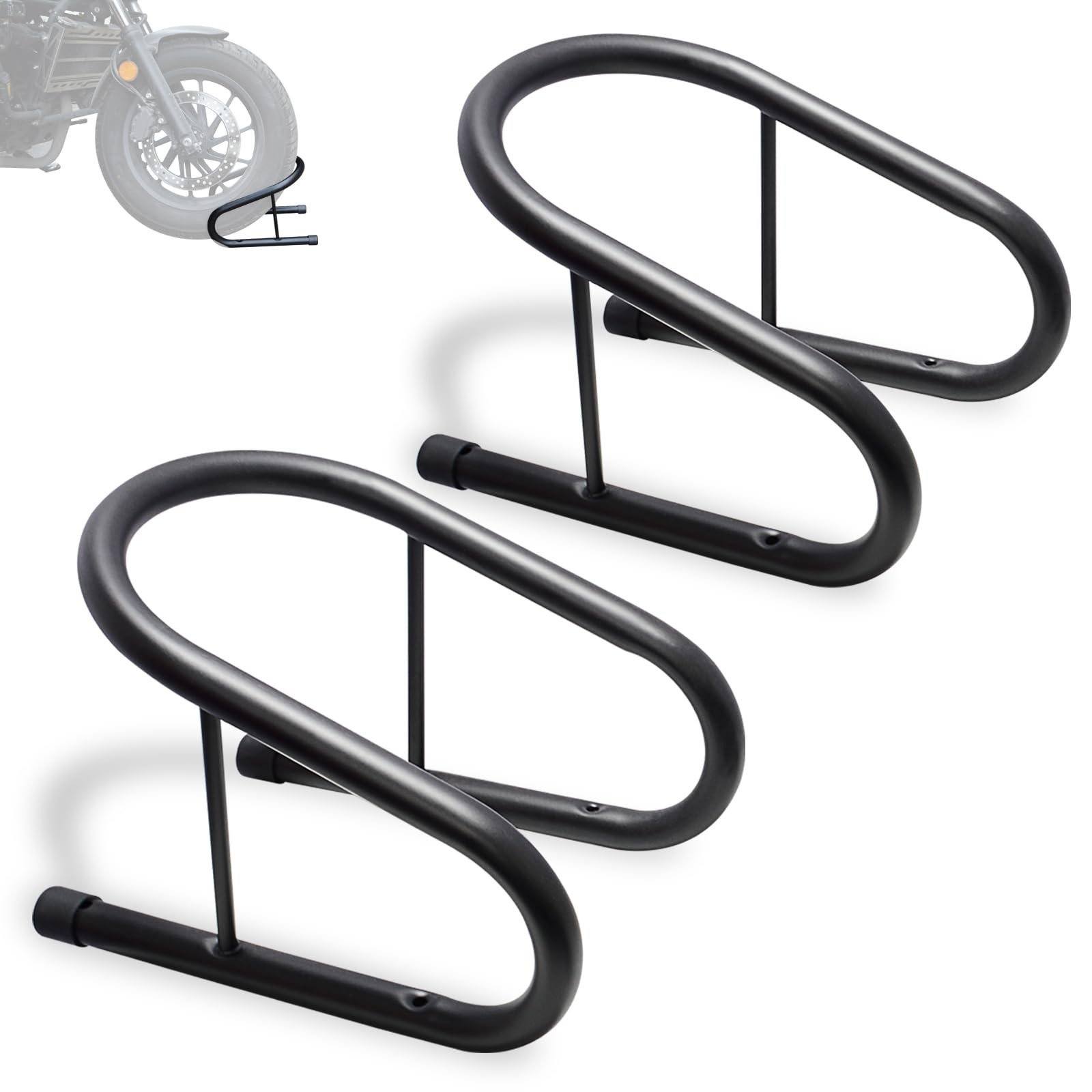 6.5" Removable Dirt Bike Wheel Chock w/Mount Kit,6 1/2 in. wide Motorcycle Tr...