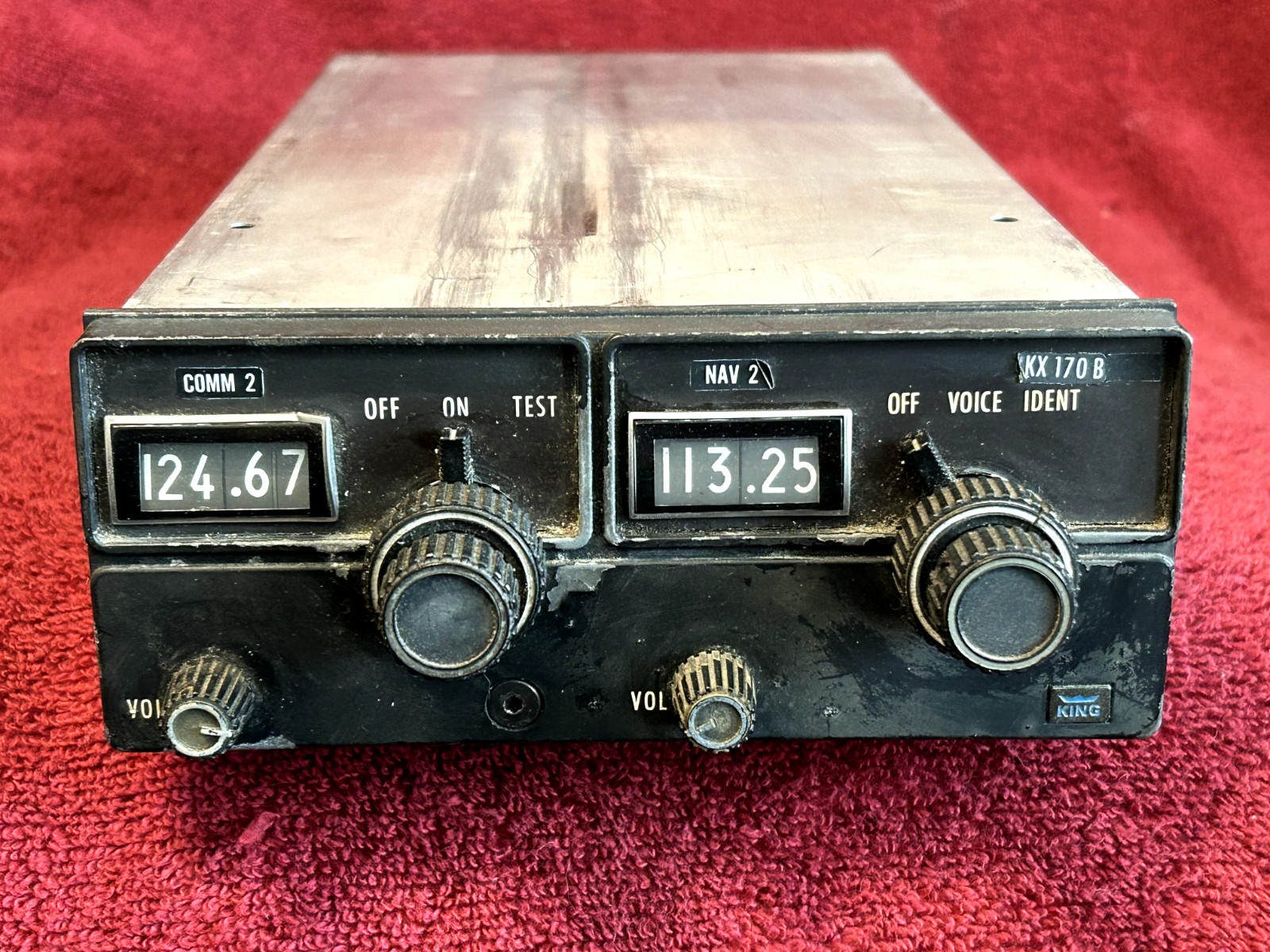 KING KX 170B NAV/COMM P/N 069-1020-00 CORE