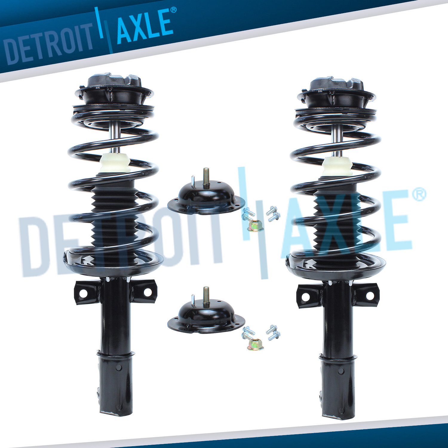 Front Left Right Complete Struts w/ Coil for 2003 - 2007 Saturn Ion 2.2L 2.4L