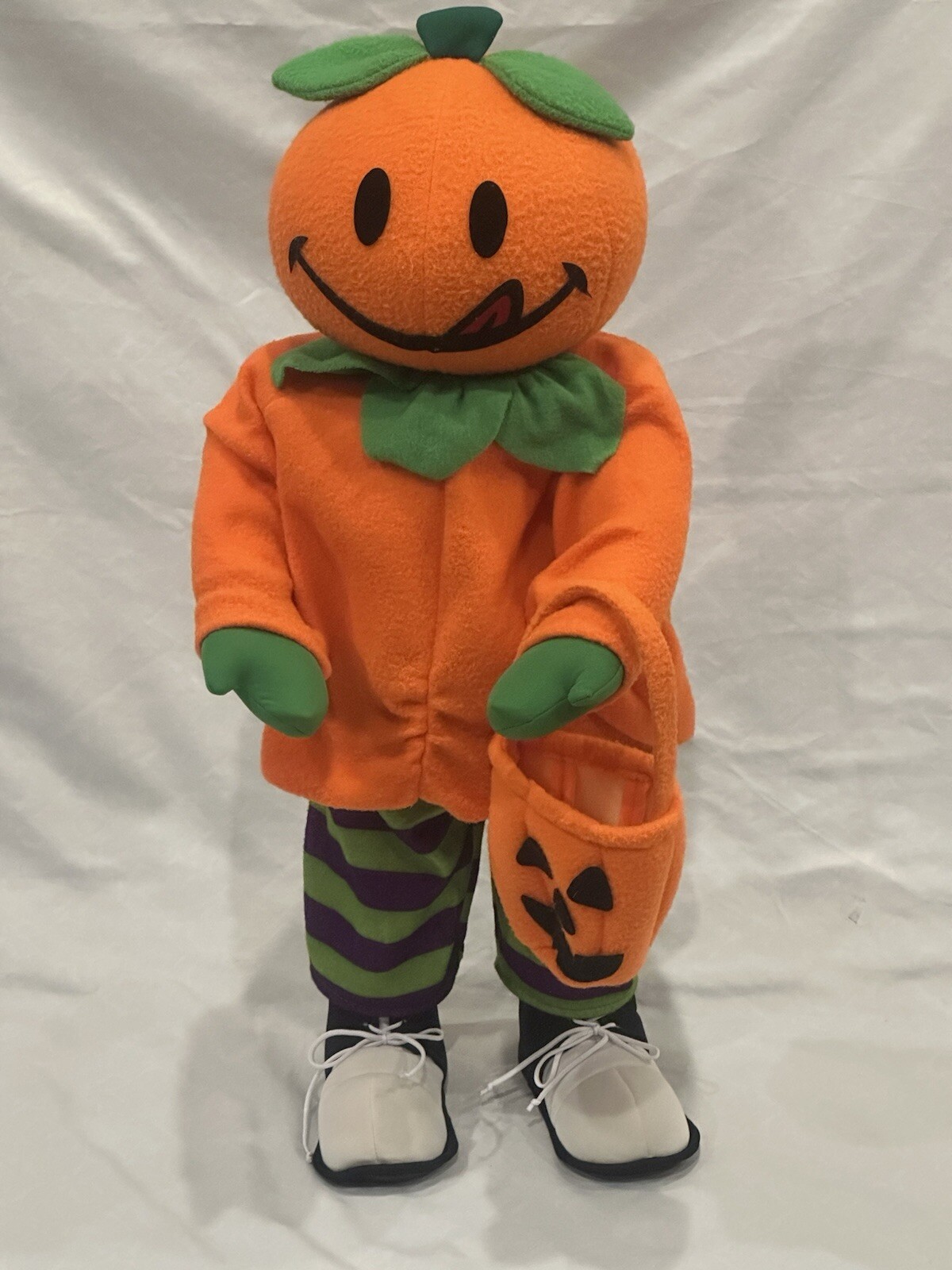 Vintage Joe Boxer Porch Kid Halloween Trick Treater 26” Freestanding Decor Boy