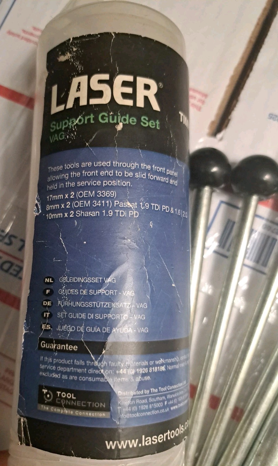 Laser Tools Support Guide Set - for VAG 4637
