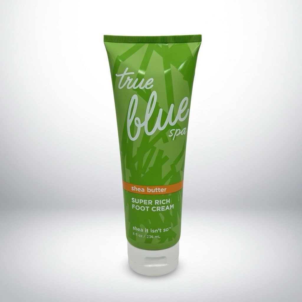 NEW Bath & Body Works True Blue Spa Super Rich Foot Cream Shea Butter 4 fl oz