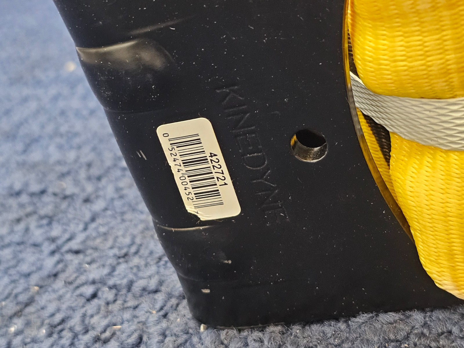 Kinedyne 422721 4" x 27' Cargo Winch Strap with 4" Flat Hook Yellow