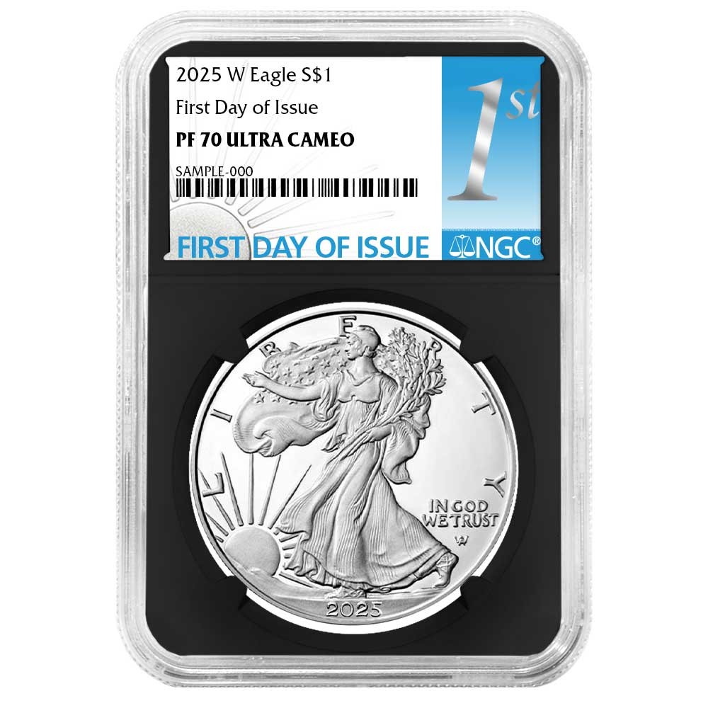 2025-W Proof $1 American Silver Eagle NGC PF70UC FDI First Label Retro Core