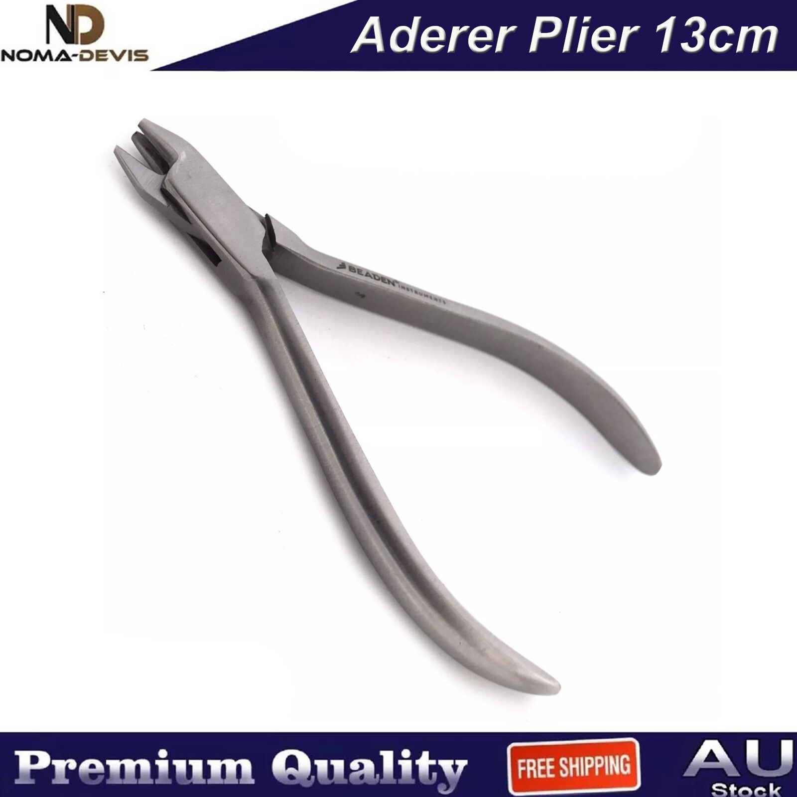 Dental Aderer Plier Three Jaw Archwire Loop Forming Contouring Orthodontic Plier