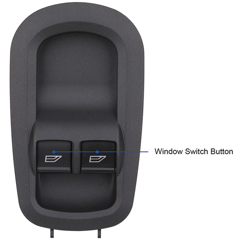 Window Switch Control Button 2 Door 1791339 for 2014-2019 Ford Transit MK8 Custo