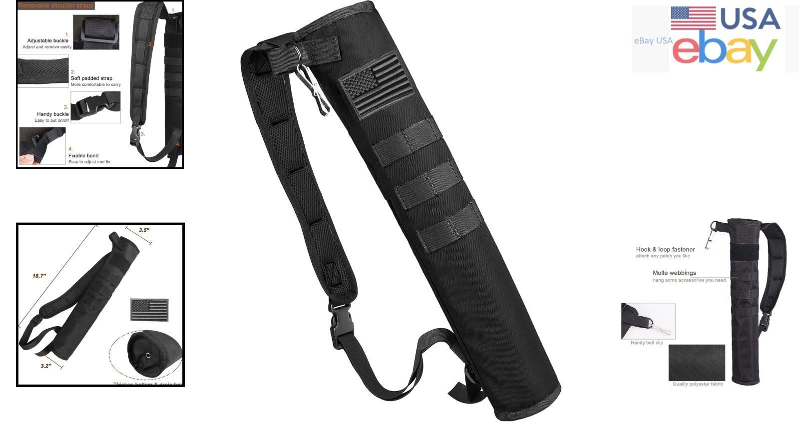 Durable Polyester Arrow Holder for Target Practice, Lightweight and Foldable
