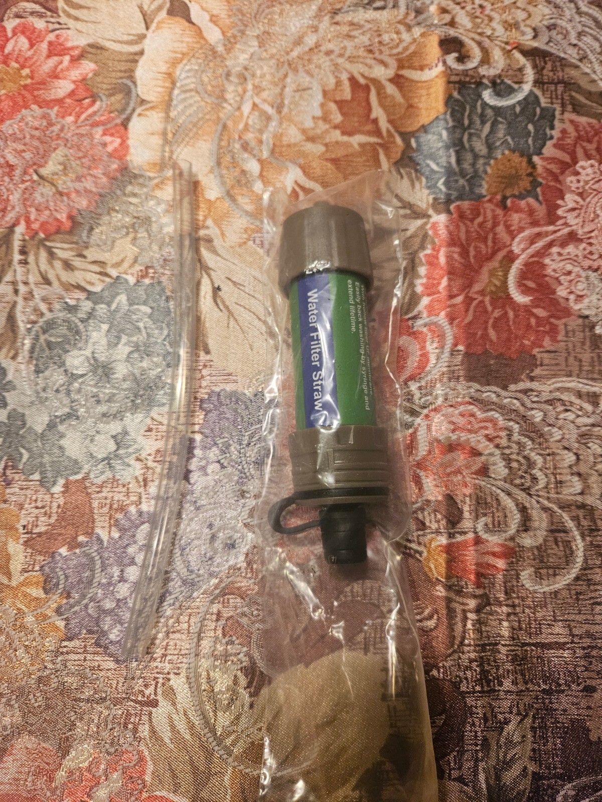 Purewell Outdoor Water Filter Personal Water Filtration Straw Emergency Survival