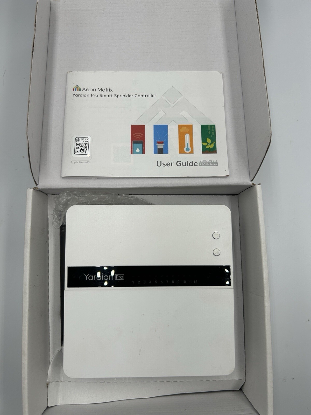 Yardian Pro Smart Sprinkler Controller 6 Zone - Irrigation Controller *READ*