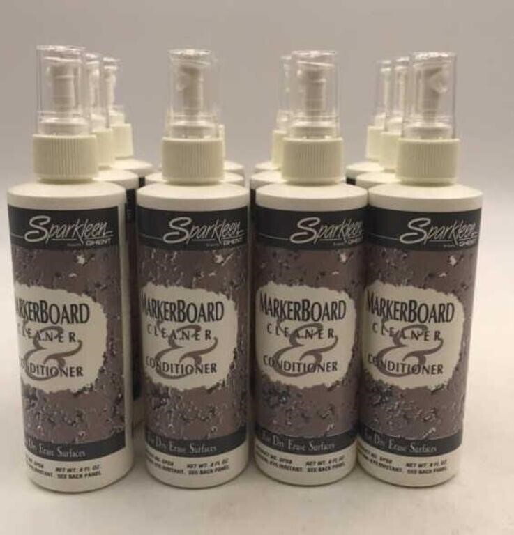SparKleen MarkerBoard Cleaner & Conditioner (8 fl. oz.) for Dry Erase Surfaces