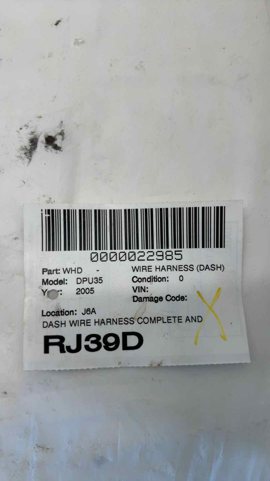 Harness Dash Complete DODGE PICKUP 3500 05 ID#56051215ABB