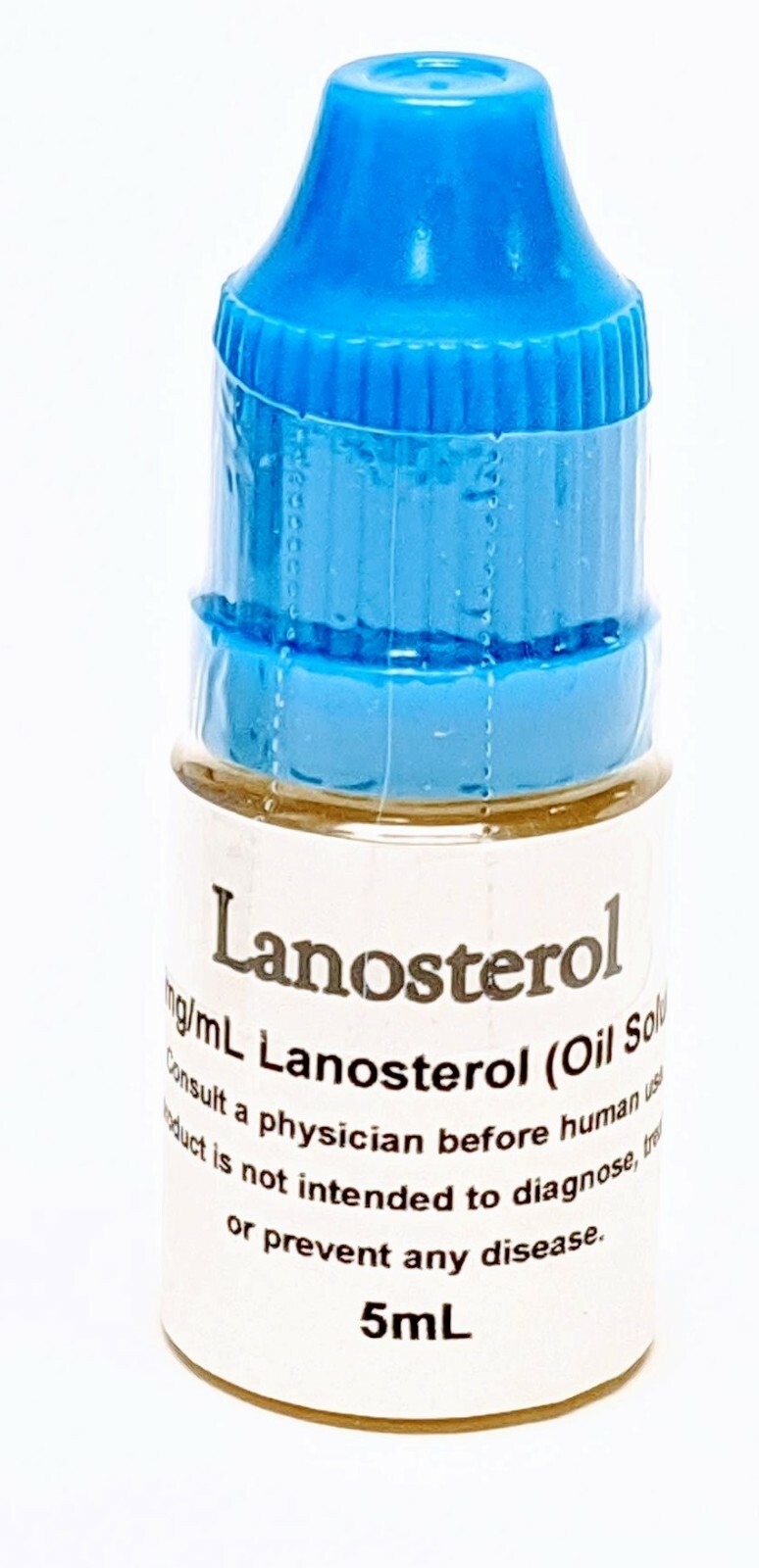 5mL Lanosterol 12.5 mg (2.5 mg/mL) Oil Soluble in Sealed Dropper Bottle