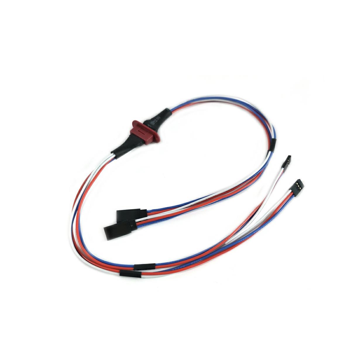 2PC MPX 8 Pin Multi-Wire Servo Extension Plug 2 Wire Plug For RC Model USA