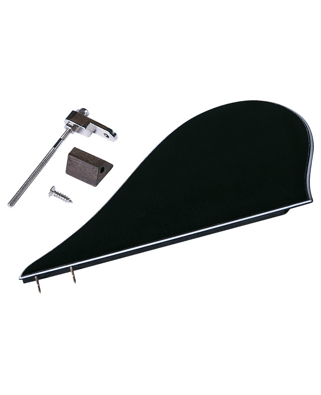 Golden Gate M-400A A-Style Mandolin Pickguard Assembly - Black/ White/ Black