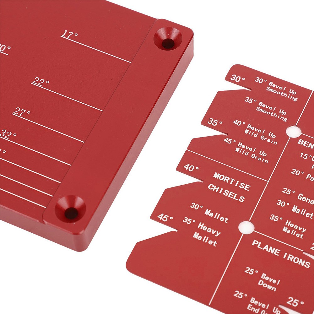 Precise Chisel Sharpening Jig Kit Honing Guide System Fits Woodworking Chisels