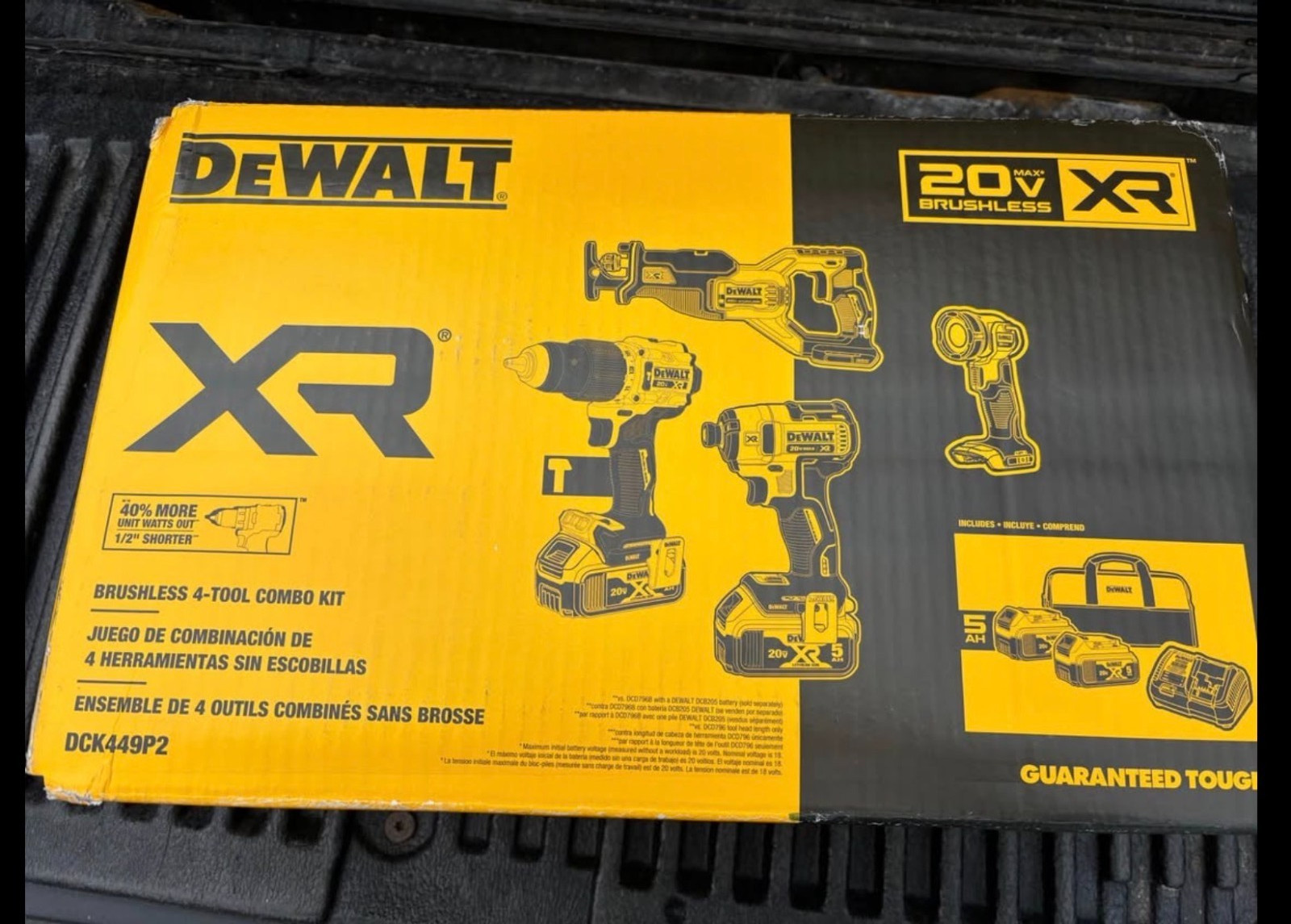 Dewalt DCK449P2 4 Tool Combo Kit