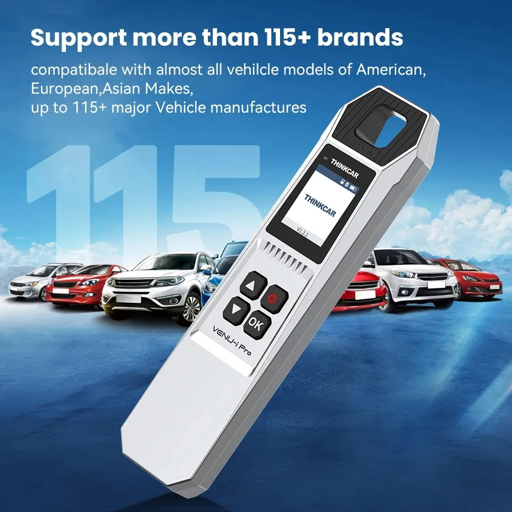 ThinkScan 689BT w/ TPMS Programmer Bidirectional Diagnostic OBD2 E.CU Coding