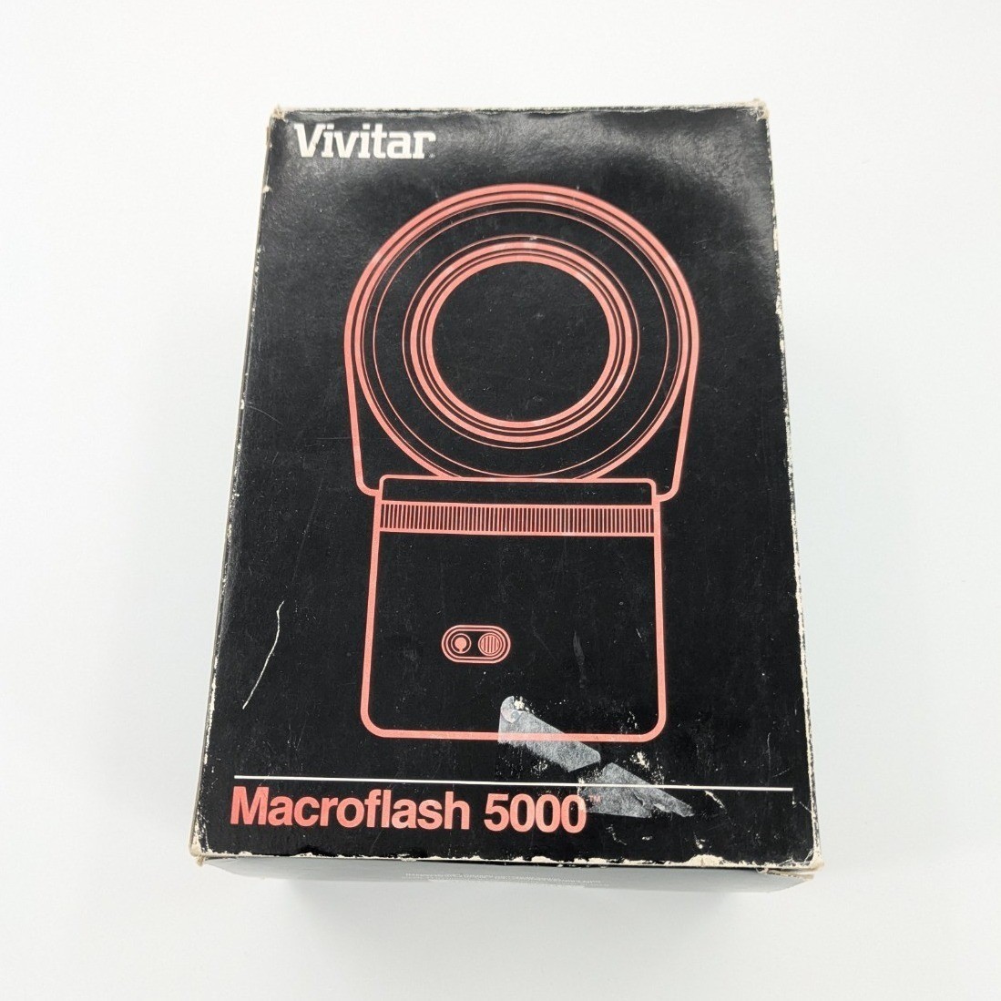Vintage Vivitar Macroflash 5000 Camera Ring Flash Light Tested OGBOX NO ADAPTERS
