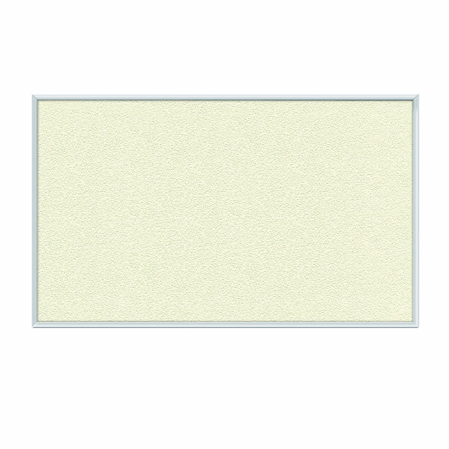 Ghent's Vinyl 18" x 24" Bulletin Board with Aluminum Frame in Ivory